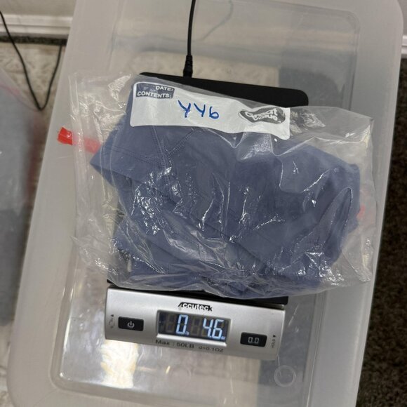 Lululemon Tank Top Womens 8 Blue Wundermost V-Neck Shelf Bra Athletic Yoga Gym - Picture 7 of 7